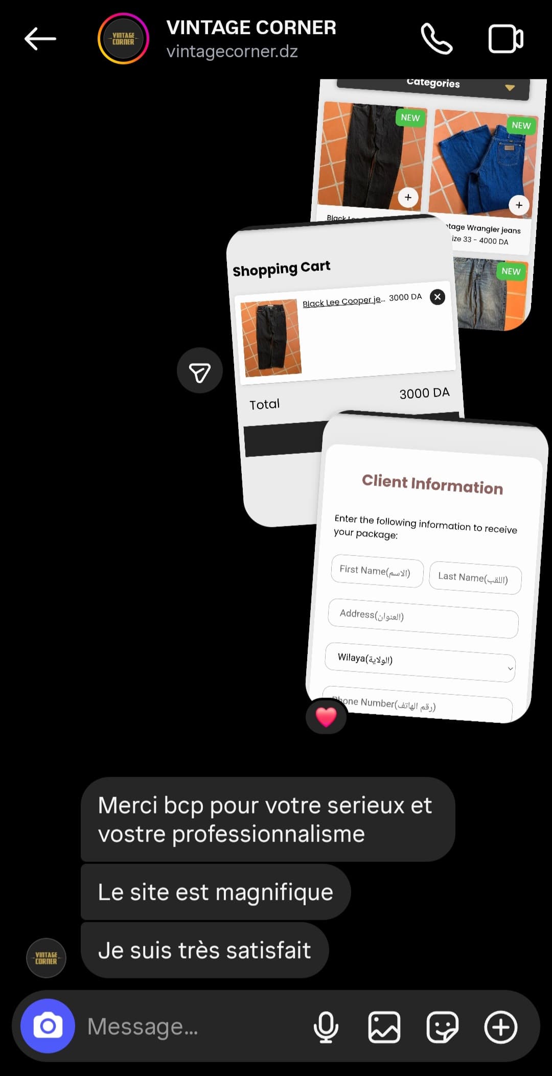 Testimonial Client